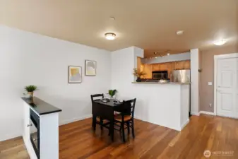 Cozy dining area
