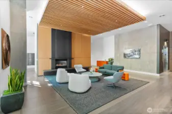 Recently remodeled lobby