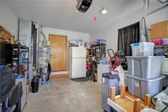 26123 - One car garage with extra storage space.