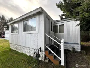 Access to back entrance of the storage room.
