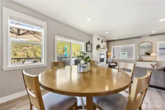 Views of dining area