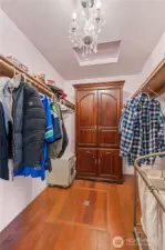 Primary En Suite Walk-In Closet with Crawl space access.