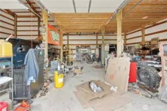 Bays 2 and 3 on the Far Right with Storage Room Above