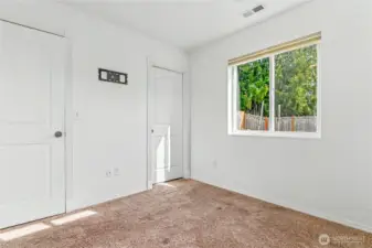 Door on the right leads to the 3/4 bathroom.