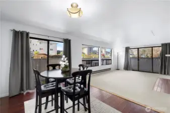 Lots of windows for light