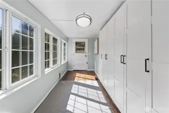 Custom cabinet and storage area