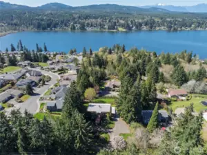 Kitsap Lake & Olympics.