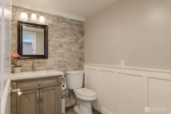 Main floor half bath