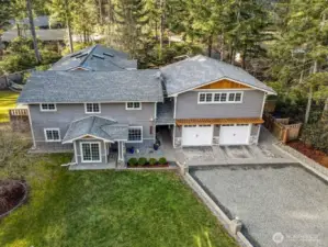 Aerial of main house