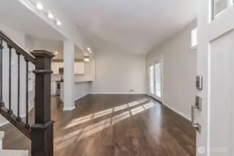 DADU: Entry into living room