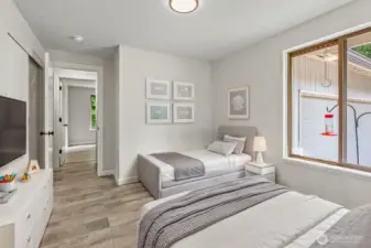 Upstairs: bedroom 2