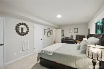 Two generous closets