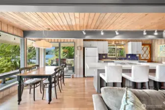 Kitchen with eating space