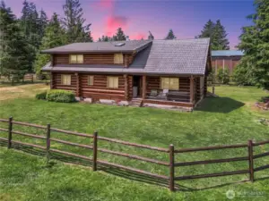 Private & Practical Equestrian Farmstead on 5 Secluded Acres  Tucked away in peaceful seclusion, this thoughtfully designed 5-acre equestrian paradise is fully perimeter fenced with premium 5’ Diamond V-Mesh—every post set in concrete for lasting durability.