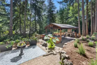 Great outdoor entertaining spaces