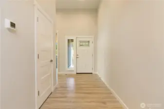 Spacious entry