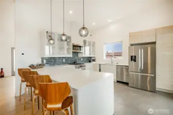 Bar space is great for entertaining