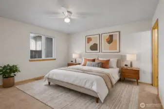 Virtual primary bedroom