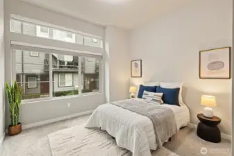 2nd primary bedroom with attached bathroom