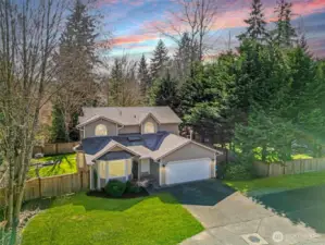 Updated home offers unexpected privacy in great West Olympia location. Abutting green belt with fully fenced rear yard, newer Trex deck and firepit too.   Minutes to 101, shopping, schools and restaurants and medical.