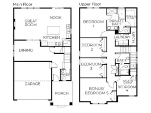 Welcome home to the 2335 sq foot Cambridge plan!