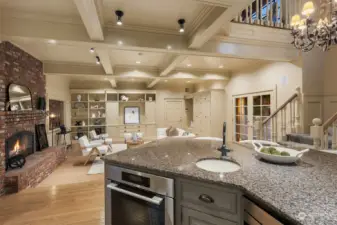 Formal Kitchen open to living room