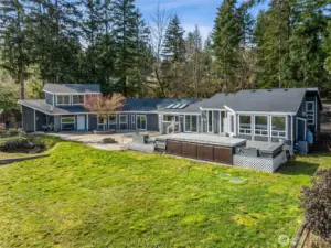 Sprawling home on over an acre.