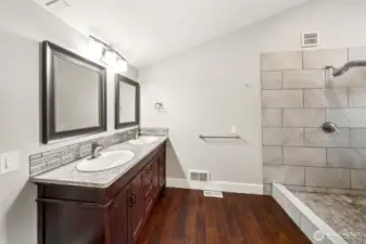 Master bathroom.