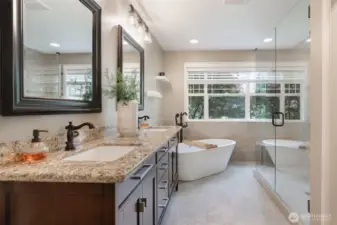 Updated Luxury Primary Bathroom