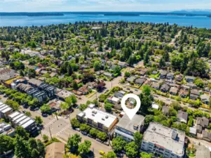Puget Sound to the West