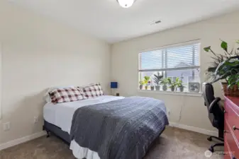 2nd bedroom, currently being occupied by a tenant.
