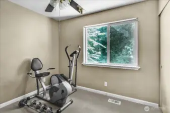 4th Bedroom/Exercise Room.