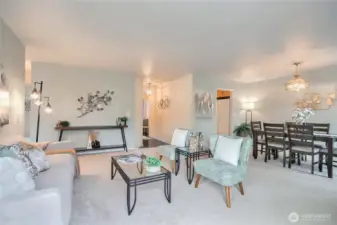 Living and dining room