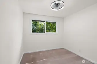 Room 3 - newly installed led light/ceiling fan with remote and several lighting/fan options