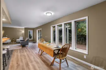 Views of private NEW deck