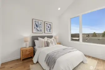 3rd Bedroom with views of Ballard