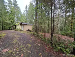 enough parking area for 2 RVs