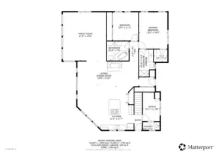 Main level floor plan.