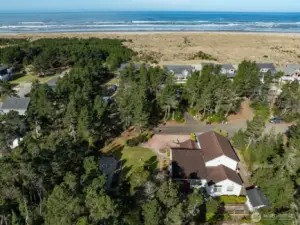 All of this just steps to the beach.