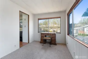 Use this space as an office, crafting area, or play space!