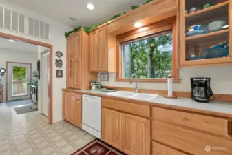 Large and open kitchen