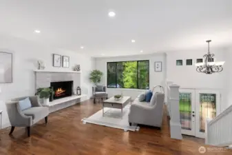 Let the sun shine in on this inviting living room.