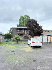 Plenty of parking in the back and front.