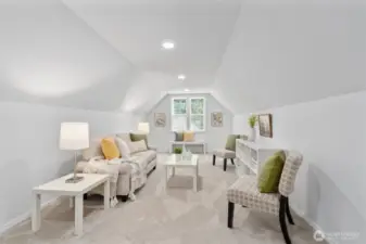 Upstairs living space.