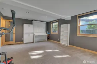 Murphy Bed for guests private downstairs space