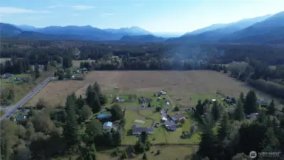 Amazing vistas of the surrounding foothills from the living room of this home and front deck to watch the sun come up.