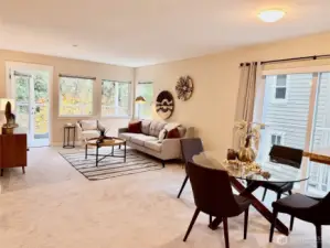 Open light and bright with forest views!