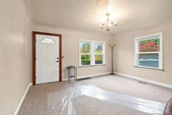 New carpet in livingroom