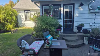 Patio for private entertainng