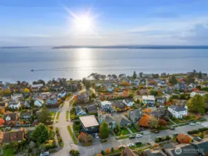 Just up the hill from Magnolia Boulevard on a street to street lot.